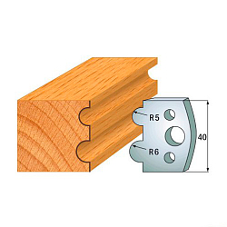 Комплект ножей профильных SP -- 40x4 мм -- (2 шт.) для фрезерных головок серий CMT 692 и 693 (690.030)