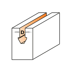 Серия 713. Фрезы пазовые двухсторонние для уплотнителя