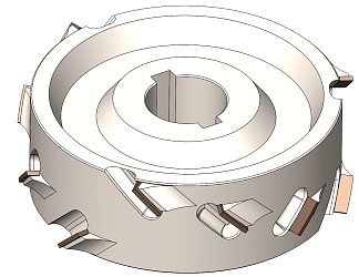 Фреза алмазная фуговальная D125x35x30+2CH Z3+3 L/N, 45°, H5, SYM, PCD