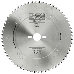 260x30x3,2/2,2 Z=48T a=15° ATB диск пильный SUPERIOR [ мягкая, твердая древесина, фанера, шпонированные панели, ЛДСП ]