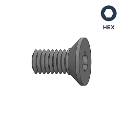 Винт M3x0.5х10 D=5.5x2 b=8 HEX