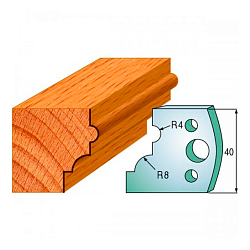 Комплект ножей профильных SP -- 40x4 мм -- (2 шт.) для фрезерных головок серий CMT 692 и 693 (690.024)