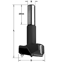 Серия 369. Свёрла чашечные HW S=10 L=70