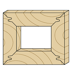 Серия 694.011. Фрезы для угловых соединений 45°