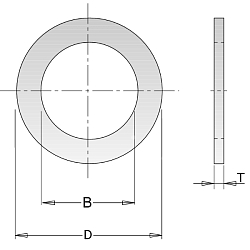 Кольцо переходное для дисковой пилы 30-25,4x2
