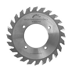 120x50x2.8-3.8/2.2x12+12Z Пила подрезная двойная CA-type, BP2, Altendorf Rapido®, CH>2mm