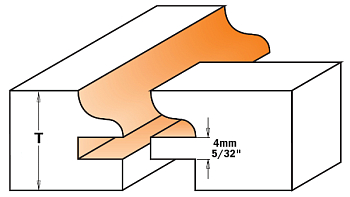 Серия 991.517. Набор концевых фрез (2 шт.) для мебельной обвязки