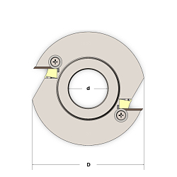 Фрезы для мебельной обвязки со сменными НМ пластинами MEGAPOLUS