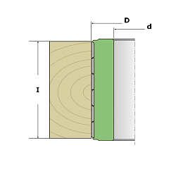 Фрезы фуговальные многоножевые с винтовым зубом Z3 "Кукуруза" HM MEGAPOLUS