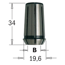 Цанга B=8 мм (для CMT1E)