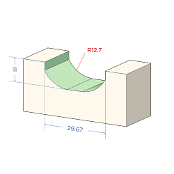 Фрезы алмазные профильные для фасадов MEGAPOLUS