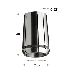 DIN-6388 35x52 D=12 цанга высокоточная