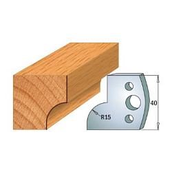 Комплект ножей профильных SP -- 40x4 мм -- (2 шт.) для фрезерных головок серий CMT 692 и 693 (690.057)