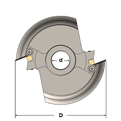Группа фрез для дверной обвязки cо сменными HM пластинами MEGAPOLUS