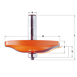 Серия 990. Фрезы филёночные с нижним подшипником