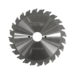 Подрезная пила PCD составная 120x20x2.8-3.6х12+12z  H=6 mm Megapolus