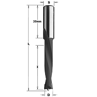 Серия 362. Свёрла для глухих отверстий (2 канавки) HW S=10 L=77