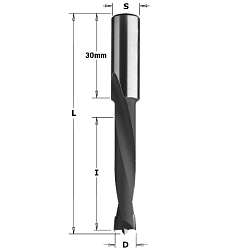 Серия 362. Свёрла для глухих отверстий (2 канавки) HW S=10 L=77