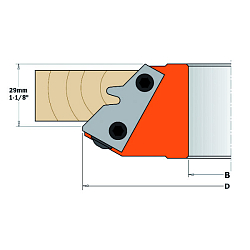 Серия 694.011. Фрезы для угловых соединений 45°
