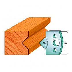 Комплект ножей профильных SP -- 40x4 мм -- (2 шт.) для фрезерных головок серий CMT 692 и 693 (690.035)
