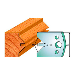 Комплект ножей профильных SP -- 40x4 мм -- (2 шт.) для фрезерных головок серий CMT 692 и 693 (690.071)
