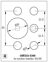 Серия CMT333. Приспособление для врезания петель