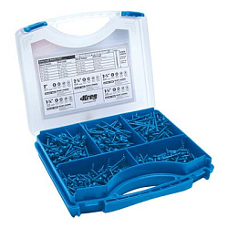 Набор саморезов (Kreg Jig®) в пластиковом чемодане - 450 шт.