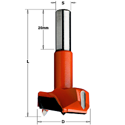 20x70 S=10x26 HW Z2 V2 сверло чашечное для присадочного станка LH  ( JLXF2070 L )