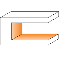 Серия 694.021 - 694.022. Фрезы пазовальные регулируемые из 2-х частей