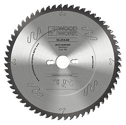 254x30x2,4/1,8 Z=60T a=-5°  ATB диск пильный SUPERIOR для торцовочных станков [Древесина, фанера]