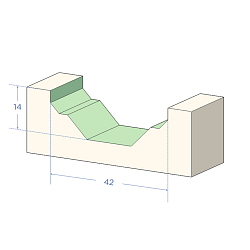 Фрезы алмазные профильные для фасадов MEGAPOLUS