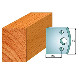 Комплект ножей профильных SP -- 40x4 мм -- (2 шт.) для фрезерных головок серий CMT 692 и 693 (690.192)