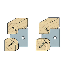 Серия 694.003. Фрезы мультирадиусные