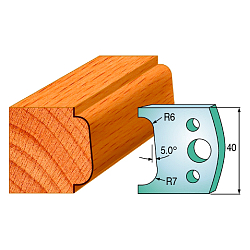 Комплект ножей профильных SP -- 40x4 мм -- (2 шт.) для фрезерных головок серий CMT 692 и 693 (690.002)