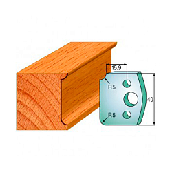 Комплект ножей профильных SP -- 40x4 мм -- (2 шт.) для фрезерных головок серий CMT 692 и 693 (690.172)