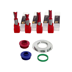 SMT-301. Шипорезное приспособление (шипорезка) 4 фрезы в комплекте