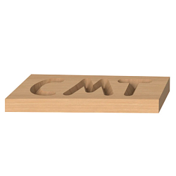 Серия 665. Фреза пазовая (V-образный паз 90*) со сменным ножом Z1