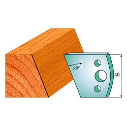 Комплект ножей профильных SP -- 40x4 мм -- (2 шт.) для фрезерных головок серий CMT 692 и 693 (690.001)