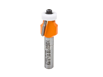 Фреза радиусная c подшипником Delrin® [н] HW Z2 S=8 D=18,7x12,7 R=3 RH
