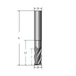 5260210035mg ФРЕЗА ТВЕРДОСПЛАВНАЯ D=10x35 35/38° Z4 L=100