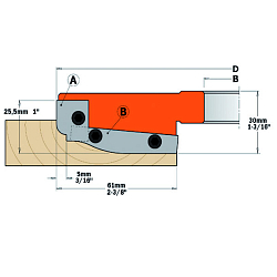 Серия 694.013. Фрезы филёночные