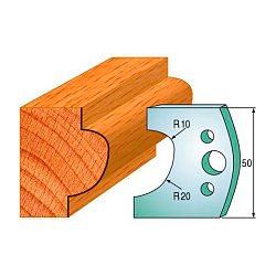 Комплект ножей профильных SP -- 50x4 мм -- (2 шт.) для фрезерных головок серий CMT 692 и 693 (690.504)