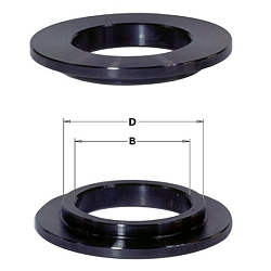 Комплект 2 колец переходных упорных 30x19,05x10 (30мм - 3/4in)
