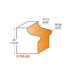 Серия 955.604. Фрезы профильные для изготовления ручек