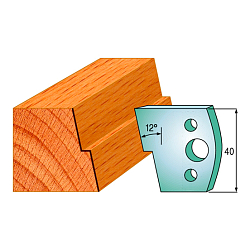 Комплект ножей профильных SP -- 40x4 мм -- (2 шт.) для фрезерных головок серий CMT 692 и 693 (690.027)
