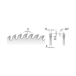 Серия 281.6-7. Дисковые пилы форматные малошумные с покрытием Orange Chrome