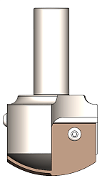 Фреза концевая с HM ножами Z2 D=50х30 S=20х50  RH