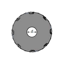 Фрезы фуговальные многоножевые с винтовым зубом Z4 (с подрезателями) "Кукуруза" HM MEGAPOLUS