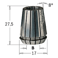 Серия 184--16. Цанги высокоточные ER16 CMT