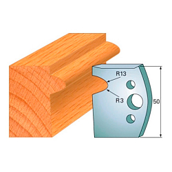 Комплект ножей профильных SP -- 50x4 мм -- (2 шт.) для фрезерных головок серий CMT 692 и 693 (690.516)